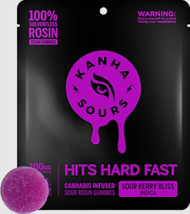 KANHA - KANHA | 10pk Rosin Gummies | Sour Berry Bliss | 100mg