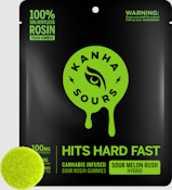KANHA | 10pk Rosin Gummies | Sour Melon Rush | 100mg
