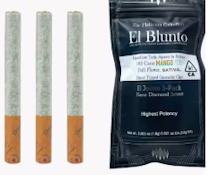 EL BLUNTO - Infused Prerolls - 102 Carat x Mango Ice - Diamond El Jointo - 3PK - 1.8G