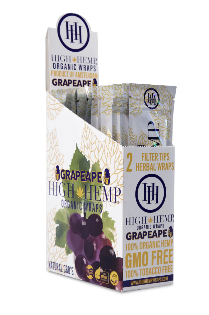 High Desert - [High Hemp] Organic Wraps - 2 Pack - Grape Ape Main Image