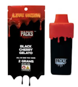 PACKS | Black Cherry Gelato Live Resin Disposable Vape | 2g