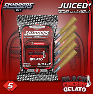 Sluggers - Sluggers Infused 5pk Prerolls 3.5g Black Cherry Gelato