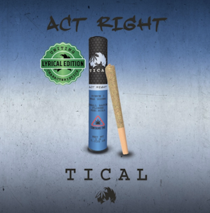 Tical - Act Right *31% TAC* | 1g Tical Preroll | TAX INCLD