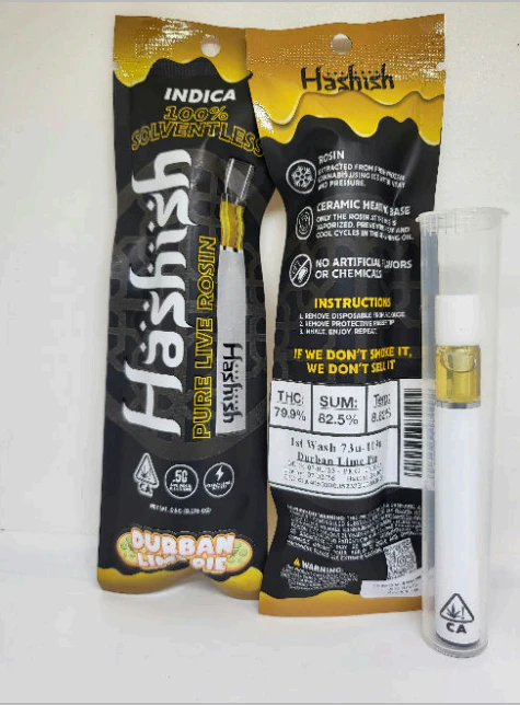Hashish - Durban Lime Pie | .5g | AIO Rosin | Hashish Main Image