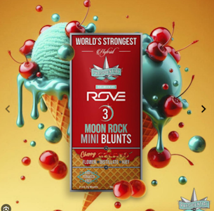 PRESIDENTIAL - Cherry Gelato - 3 Mini Blunts Moonrock Infused (Presidential)
