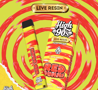 HIGH 90s - HIGH 90s 1G Red Gummi Live Resin Disposable