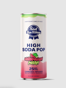 PABST BLUE RIBBON - Pabst Blue Ribbon 25mg Watermelon Melon Infused High Soda