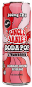  [Uncle Arnie's] THC Beverage - 100mg Soda - 12oz Strawberry (H)