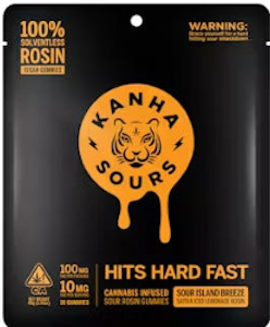 KANHA - [Kanha] Live Rosin Gummies - 100mg - Sour Island Breeze (S)