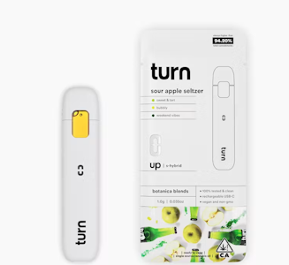 Turn - Turn 1G Sour Apple Seltzer Botanica Blends Disposable