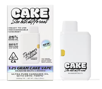 CAKE SHE HITS DIFFERENT - Rainbow Belts - Disposable - 1.25g