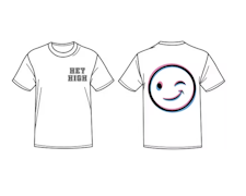 Small Hoodie | Black | Hey High