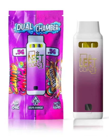 LEFT COAST - Pink Runtz X Biscotti | 1g | Dual Chamber AIO | Left Coast Main Image