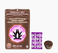 EMERALD SKY 100mg Indica Milk Chocolate Peanut Butter Cups 10pk