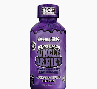 Uncle Arnies - Uncle Arnies 100mg Blackberry Lemonade Live Resin Beverage