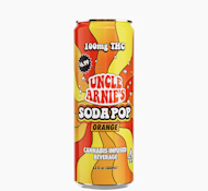 Uncle Arnies 100mg Orange Soda Pop Beverage