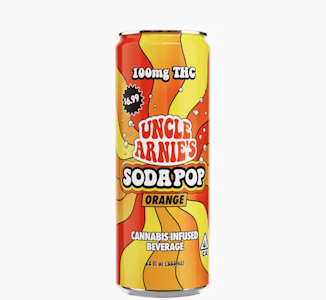 Uncle Arnies - Uncle Arnies 100mg Orange Soda Pop Beverage