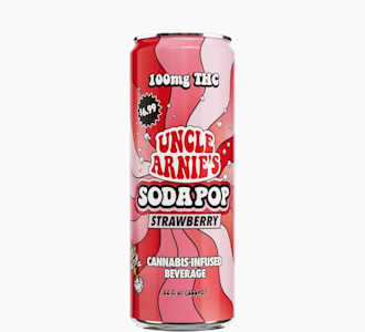 Uncle Arnies - Uncle Arnies 100mg Strawberry Soda Pop Beverage