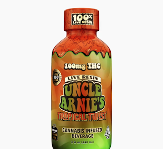 Uncle Arnies - Uncle Arnies 100mg Tropical Twist Live Resin Beverage