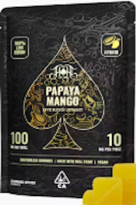 Heavy Hitters - [Heavy Hitters] Live Rosin Gummies - 100mg - Papaya Mango (H)