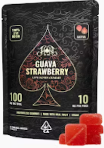 HEAVY HITTERS - [Heavy Hitters] Live Rosin Gummies - 100mg - Guava Strawberry (S)
