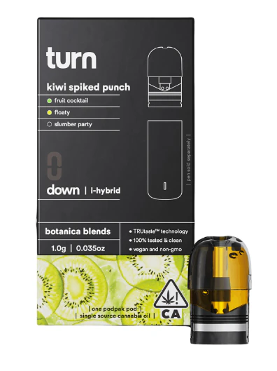 turn - kiwi spiked punch | 1g | pod | botanical blends | turn Main Image