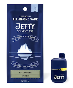 Jetty - Ritzbanger Solventless Live Rosin 1G Mini AIO Vape