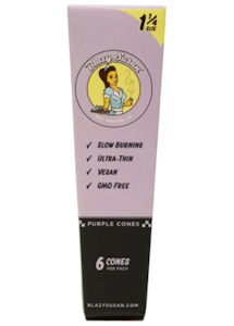 LuvBuds - LuvBuds/Blazy Susan - Purple Cones - 1 1/4 - 6pk