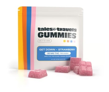 TALES & TRAVELS - Split To Dose Strawberry 5pk Gummies - 100mg