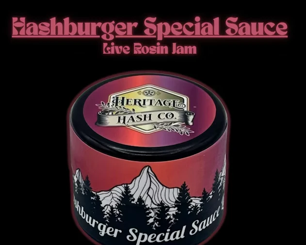 Heritage Hash - HERITAGE HASH CO. - Concentrate - Hashburger - Live Rosin Jam - 1G Main Image