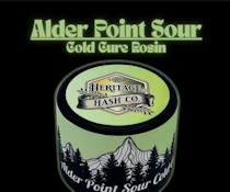 HERITAGE HASH CO. - Concentrate - Alder Point Sour - Cold Cure Live Rosin - 1G