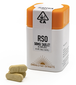 EMERALD BAY - Emerald Bay RSO Tablets - Strawberry Cough THC 50mg (20pk)