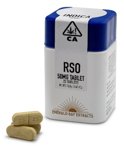 EMERALD BAY - Emerald Bay RSO Tablets - Blue Skunk THC 50mg (20pk)