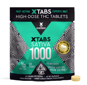 Kikoko X - Sativa - XTABS - Capsules - 20ct - 1000mg