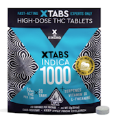 Indica - XTABS - Capsules - 20ct - 1000mg