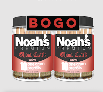 Noah's Premium - Noah's 20G Ghost Crack Sativa Preroll 20pk
