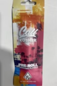 Cali Kosher 1g Pre roll - Platinum Kush Breath 21%