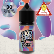 Good Vibes Pocket: Unflavored | 150mg Fast Acting Tincture Syrup | TAX INCLD