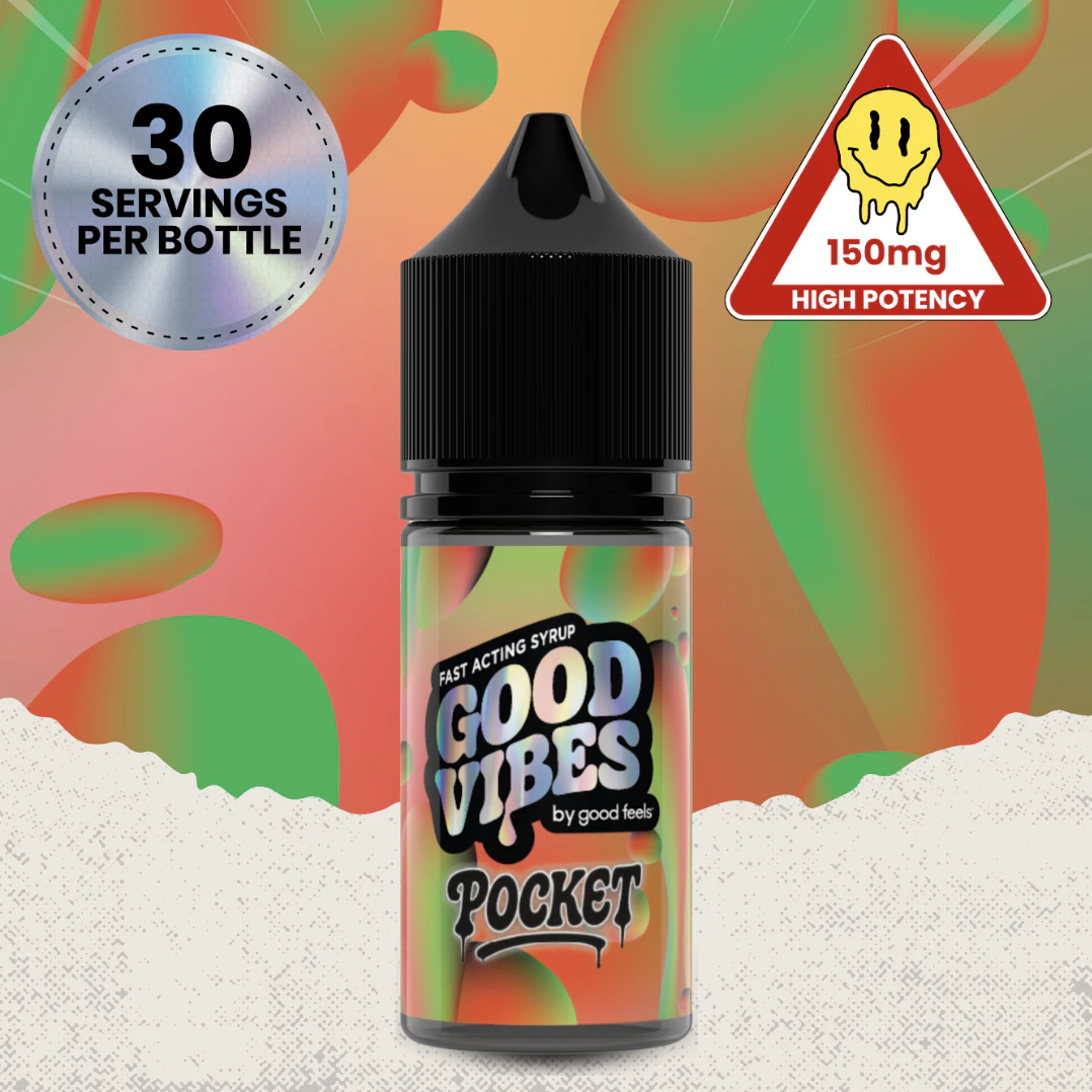 Good Vibes - Good Vibes Pocket: Watermelon | 150mg Fast Acting Tincture Syrup | TAX INCLD Main Image