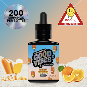 Good Vibes X - 1,000mg Orange Creamsicle Syrup | TAX INCLD