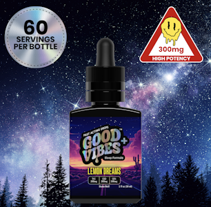 Good Vibes X - Lemon Dreams | 300mg Sleep Syrup | TAX INCLD