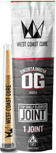 West Coast Cure - [West Coast Cure] Pre-Roll - 1.g - Unobtainium OG (I)