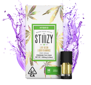 STIIIZY - STIIIZY - 1g Live Resin Liquid Diamonds Pod - Purple Zlushie
