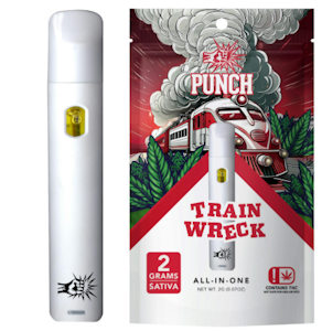 PUNCH EDIBLES & EXTRACTS - Train Wreck - 2g Distillate Disposable (Punch)
