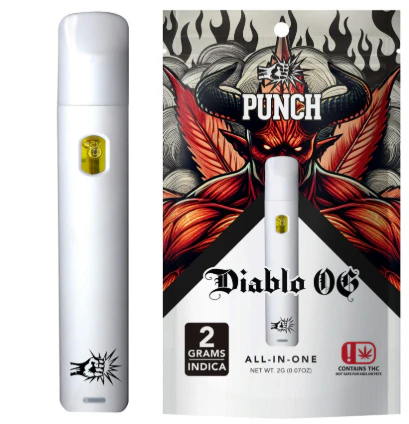 Punch Edibles & Extracts - Diablo OG - 2g Distillate Disposable (Punch) Main Image