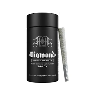 Heavy Hitters - Heavy Hitters Infused 5pk Prerolls 2.5g Black Haze