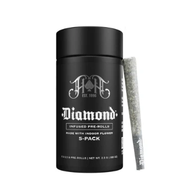 Heavy Hitters - Heavy Hitters Infused 5pk Prerolls 2.5g Raspberry Cough Main Image