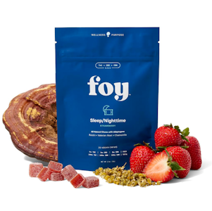 FOY - Sleep/Nighttime | Strawberry | THC:CBD:CBN | Edibles | 20pk/100mg (FOY)
