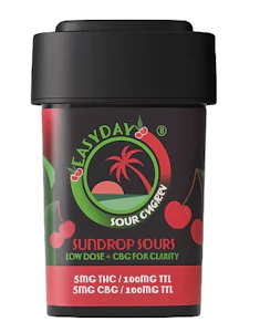 Easy Day - Easy Day Sour Cherry Sundrops 5MG THC 5MG CBG