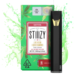 STIIIZY - STIIIZY - 1g Live Resin Liquid Diamonds AIO Vape - Green Crack